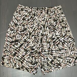 Lululemon Athletica Black and White Athletic Shorts